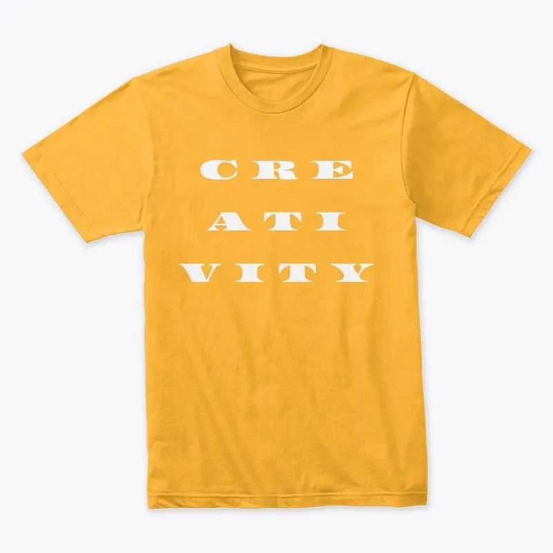 CREATIVITY Letters T Shirt