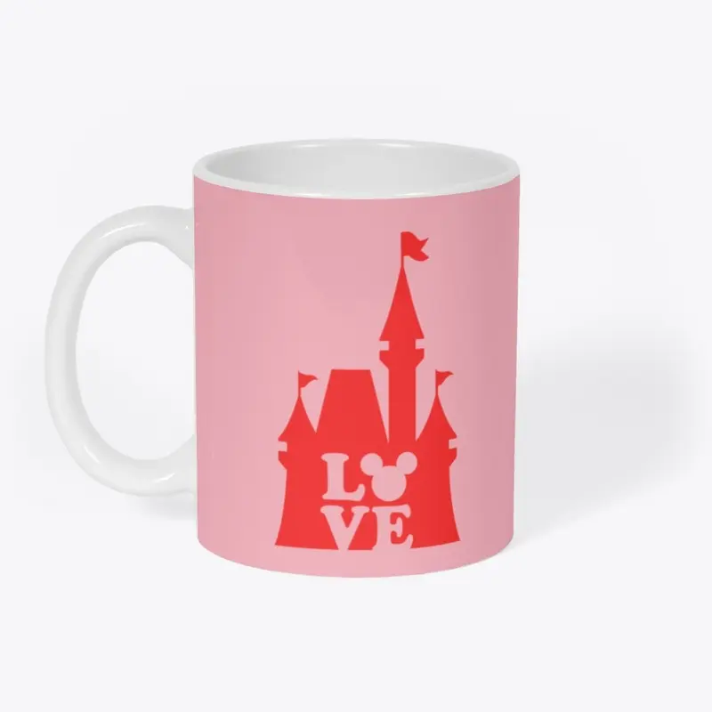 MM Love Red Castle Mug