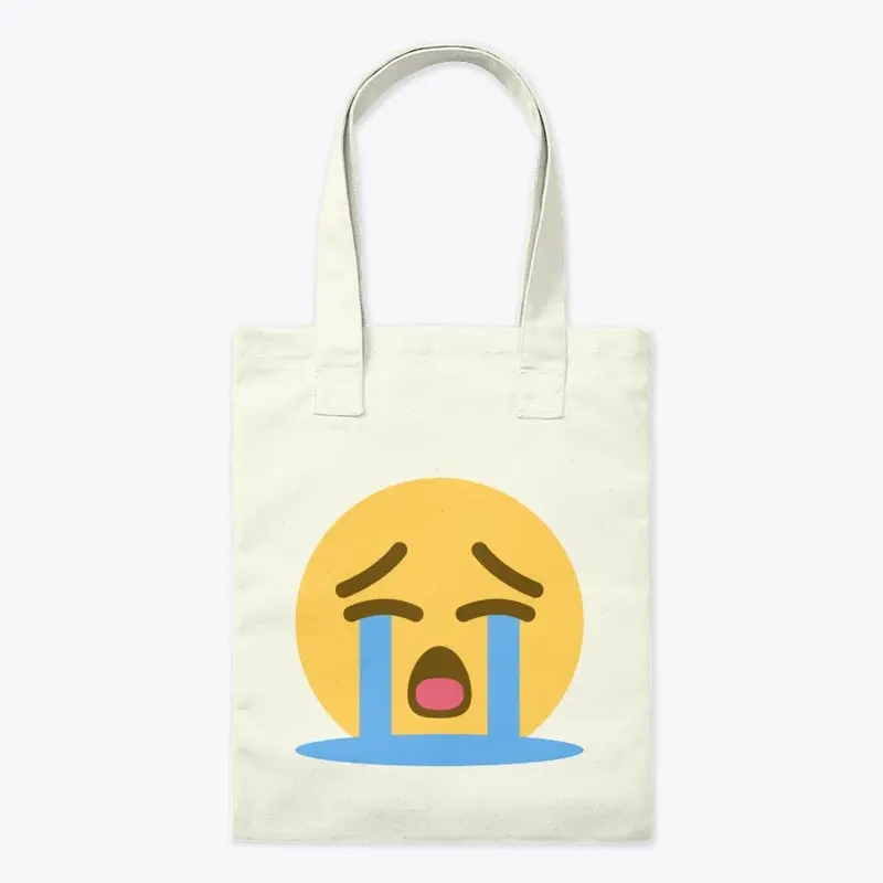 Emoji Crying Tote Bag