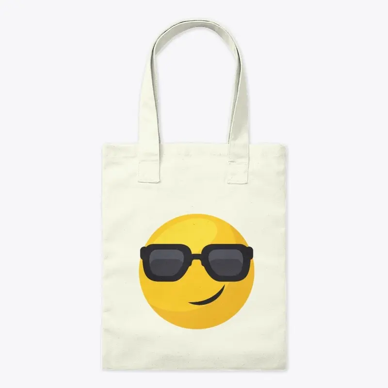 Emoji Sunglasses Tote Bag