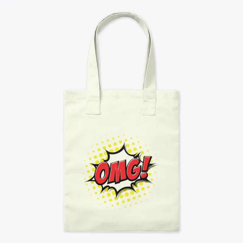 OMG! Comic Tote Bag