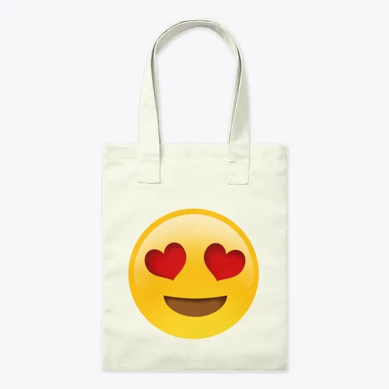 Emoji Hearts Tote Bag