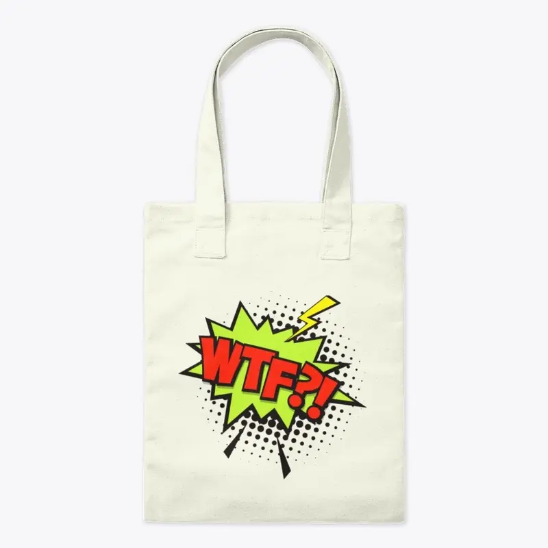 WTF?! Comic Tote Bag