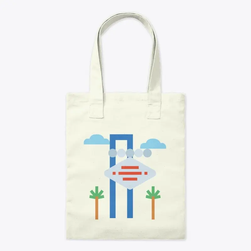 Graphics LV Sign Tote Bag